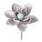 Melrose Set of 2 Glittered Silver Magnolia Artificial Christmas Stems 28"